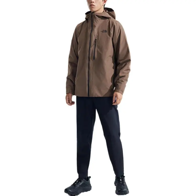 THE NORTH FACE City Outdoor Collection Waterproof And Windproof To Keep Warm Windbreaker Jacket Men's Smoky Brown-2