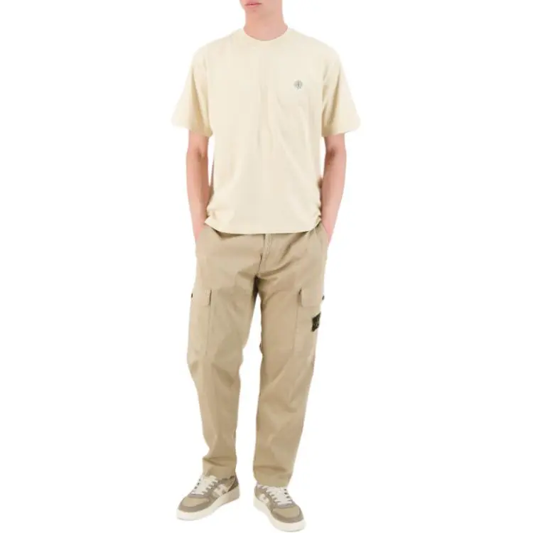 STONE ISLAND Logo Patch Short Sleeved T Shirt-2