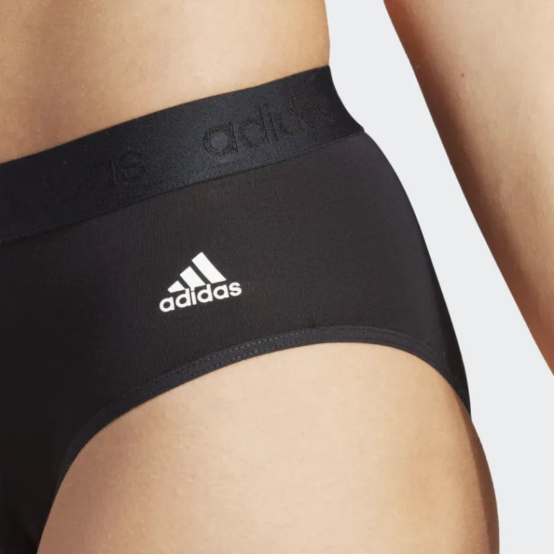 Adidas ACTIVE COMFORT FLEX COTTON SCOOP BIKINI BRIEFS 2 PACK Underpants Women's 2 Pack-2