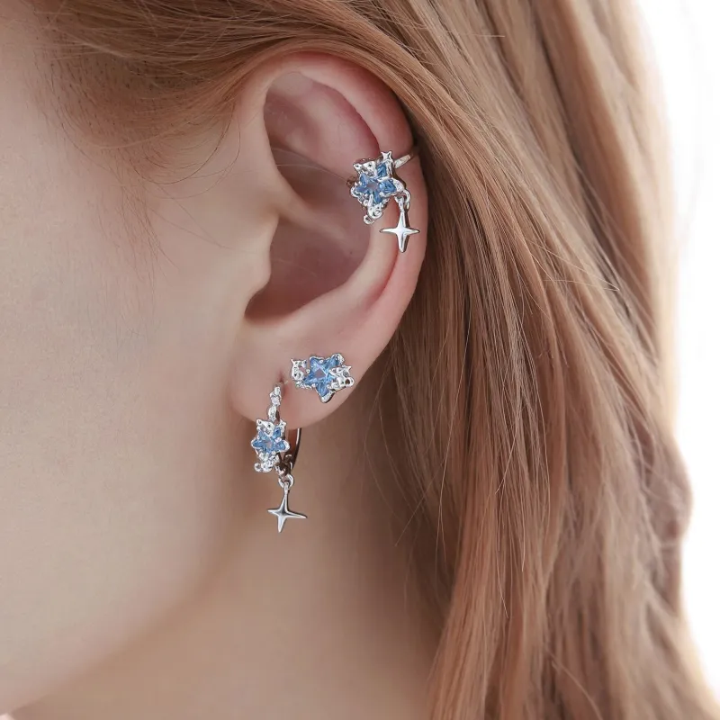 Masw S925 Silver Stud Earrings Women's-2