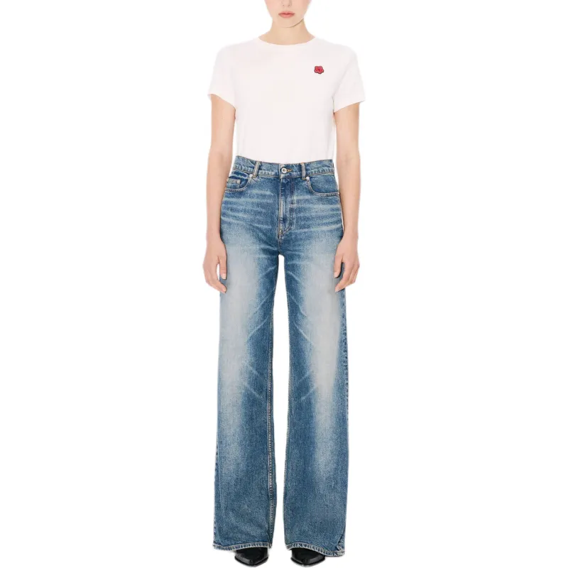 KENZO Ayame Wide Denim Jeans-2