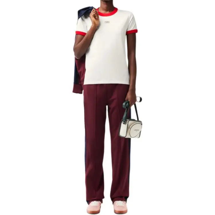 LACOSTE T-Shirts Women's White-3
