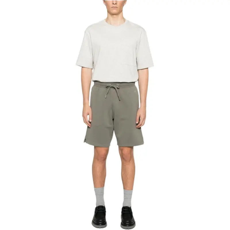 AMIPARIS Paris Ami De Coeur Embroidered Drawstring Shorts-2