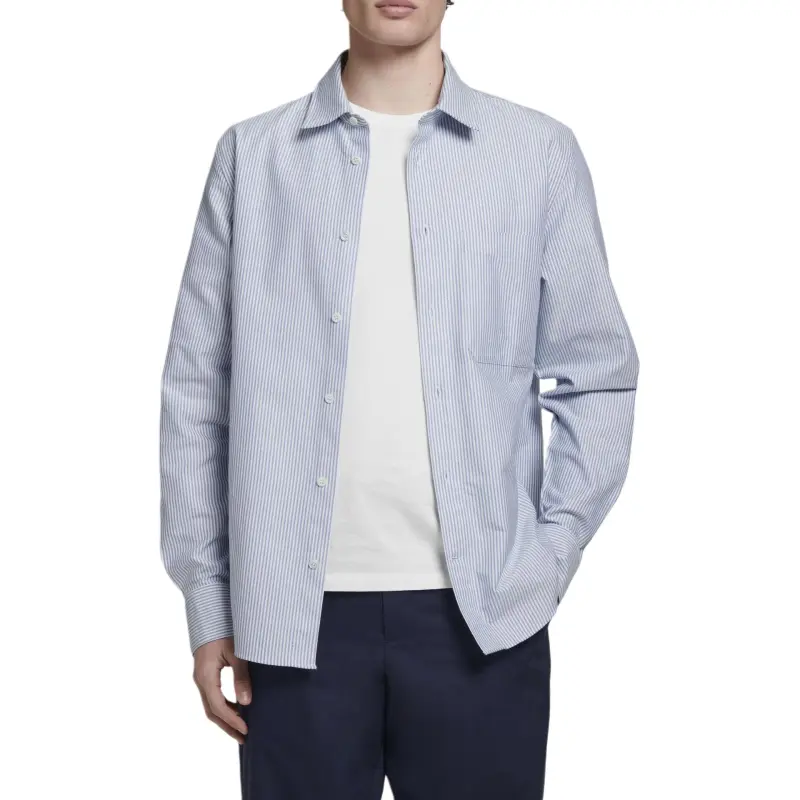 COS Shirts Men Blue/White-1
