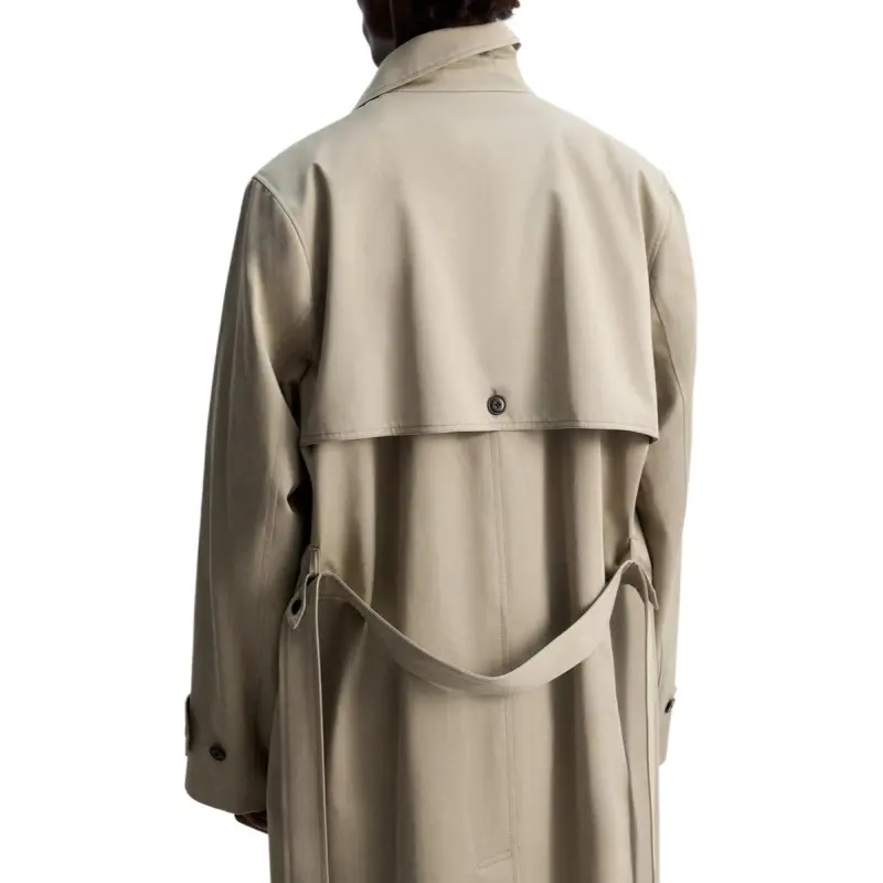 ZARA Trench Coat Men's Dark Taupe-4