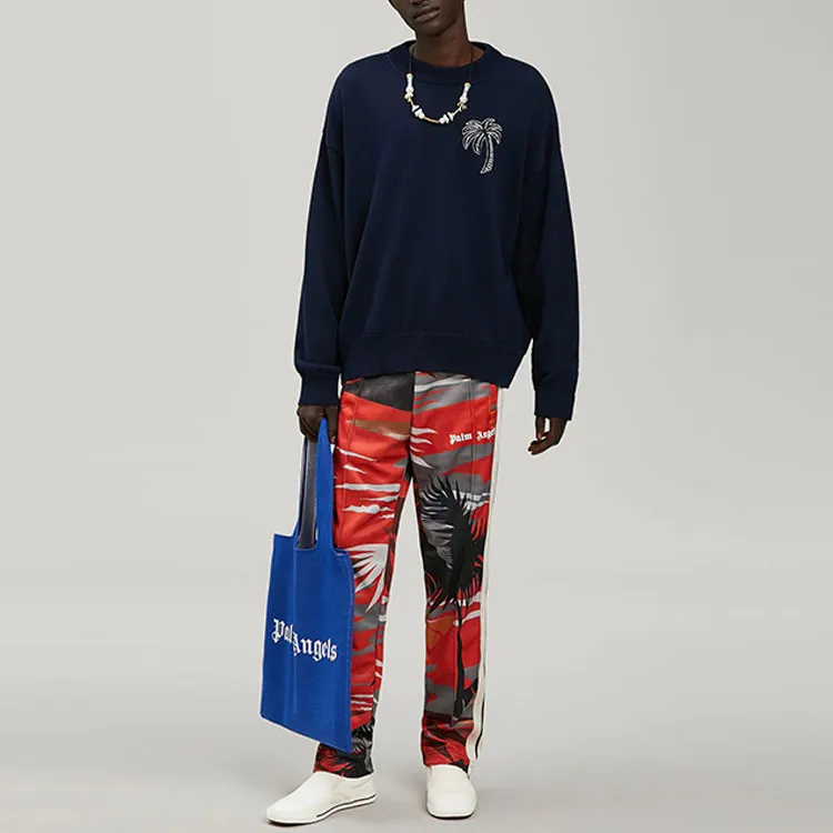 PALM ANGELS Embroidered Palm Tree Sweatshirt-1