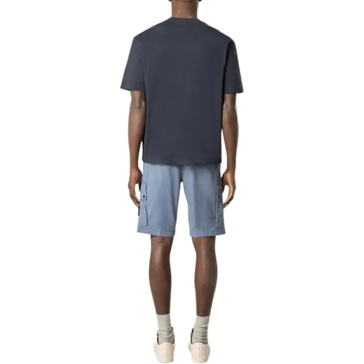 STONE ISLAND Cargo Shorts Men's Avio Blue-1