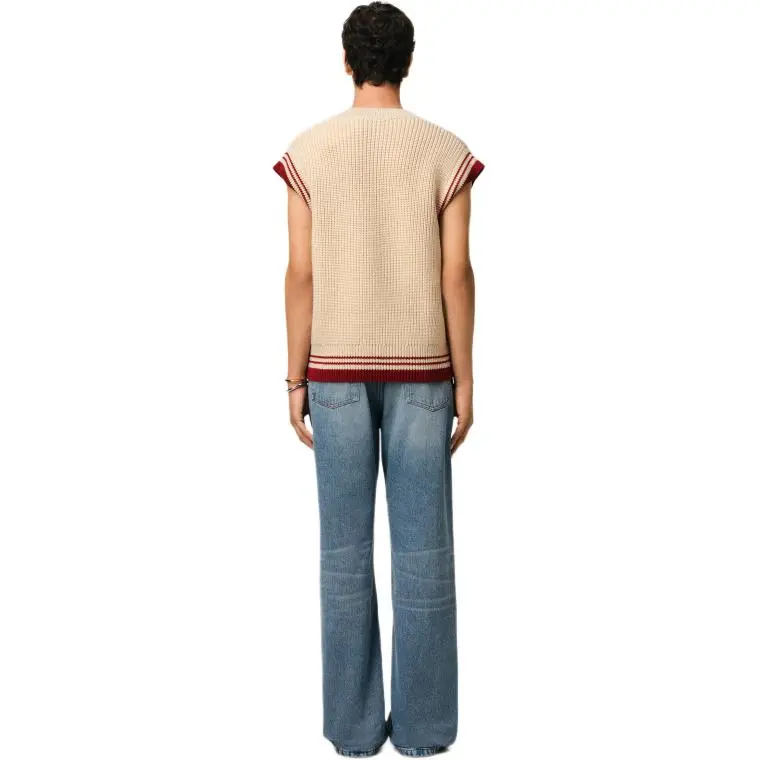 AMIPARIS Paris Ami De Coeur V Neck Knitted Vest-4