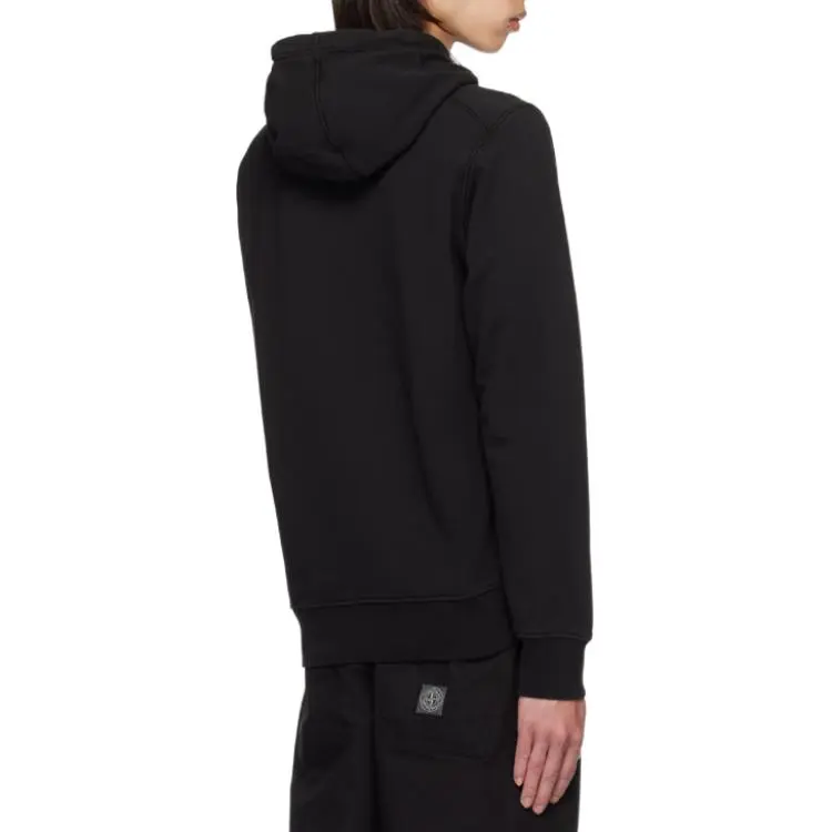 STONE ISLAND Fleece Garment Dyed Hoodie-4
