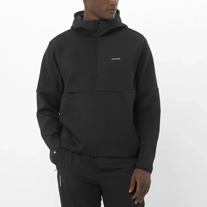 SALOMON SHAKE HZ HOODED SWEATER Sweatshirt Men's Pitch Black-1