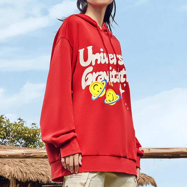 Erke Vertical Technology Sweatshirt Unisex Blazing Red-3