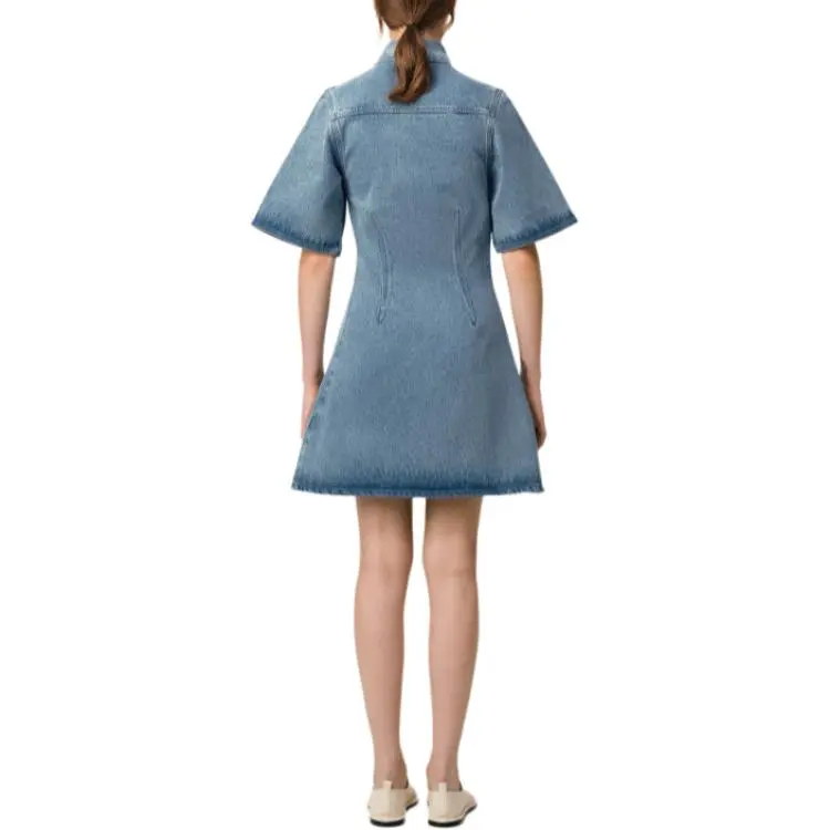 AMIPARIS Short Sleeve Shirt Dress-2