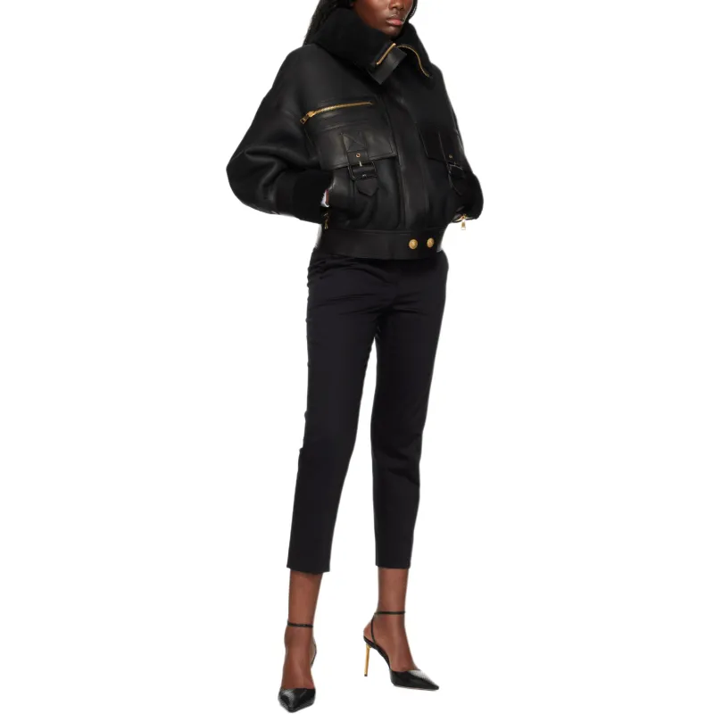 BALMAIN Zip Up Long Sleeved Jacket-4