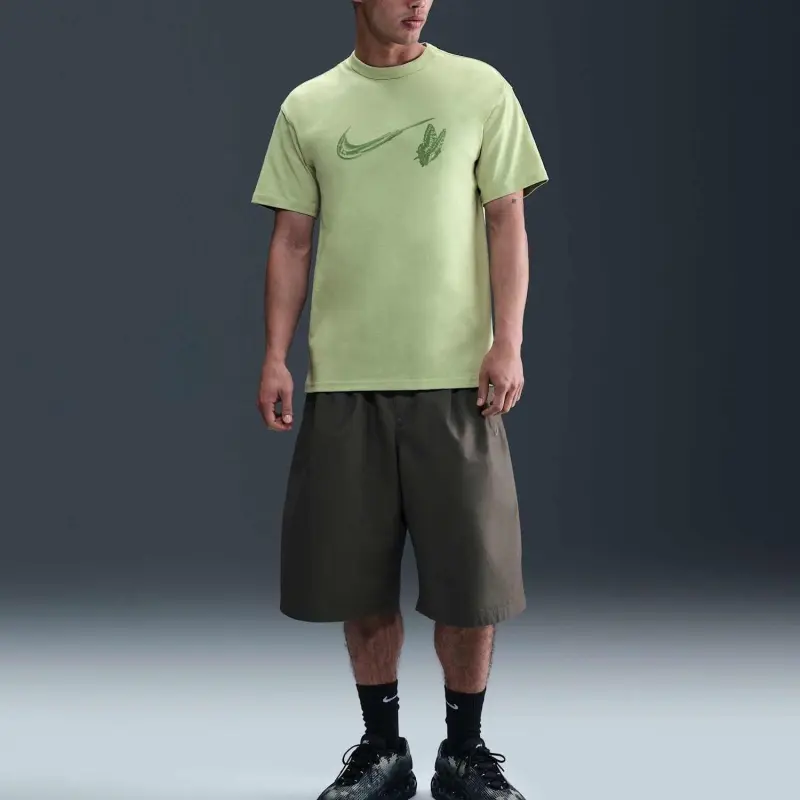 Nike Clothing T Shirts Men Olive Green-2