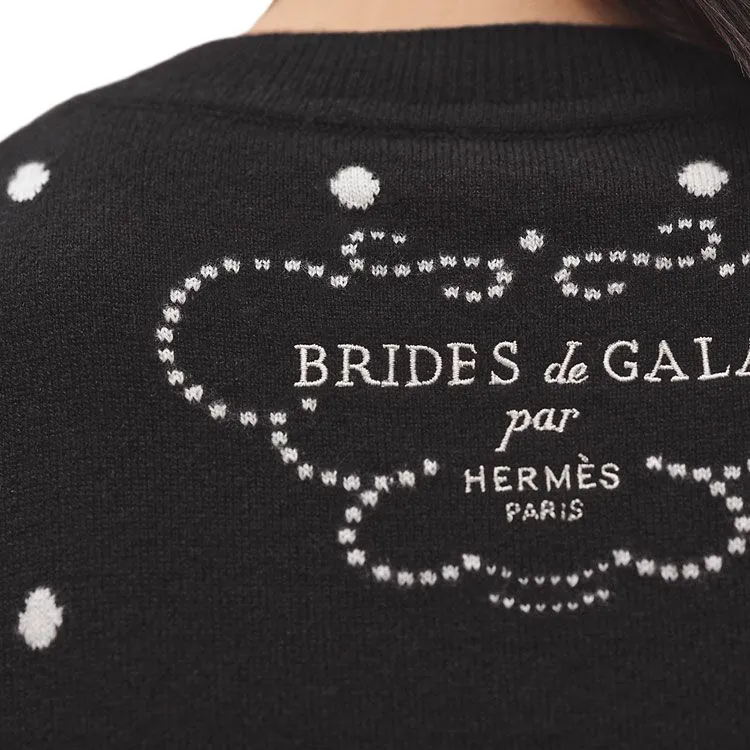 HERMES SS23 Cashmere Sweater Women's Black-2
