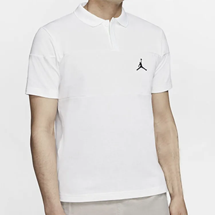 Jordan Jumpman Air Polo Shirt Men's White-3