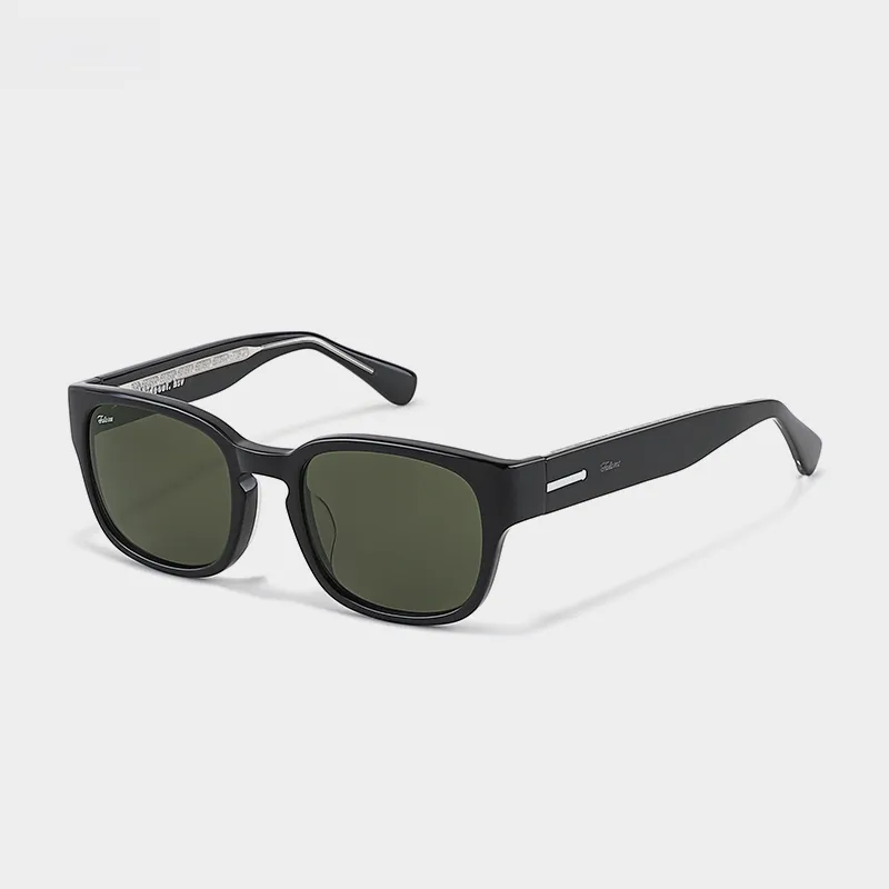 Fakeme Plate Square Sunglasses Unisex Black-3