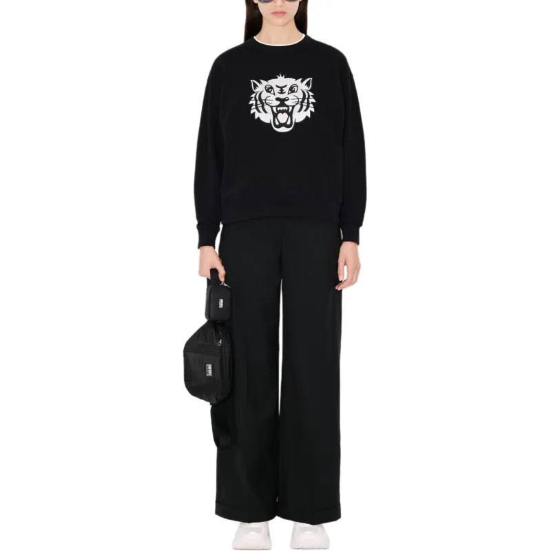 KENZO Tiger Embroidered Crewneck Sweatshirt-2