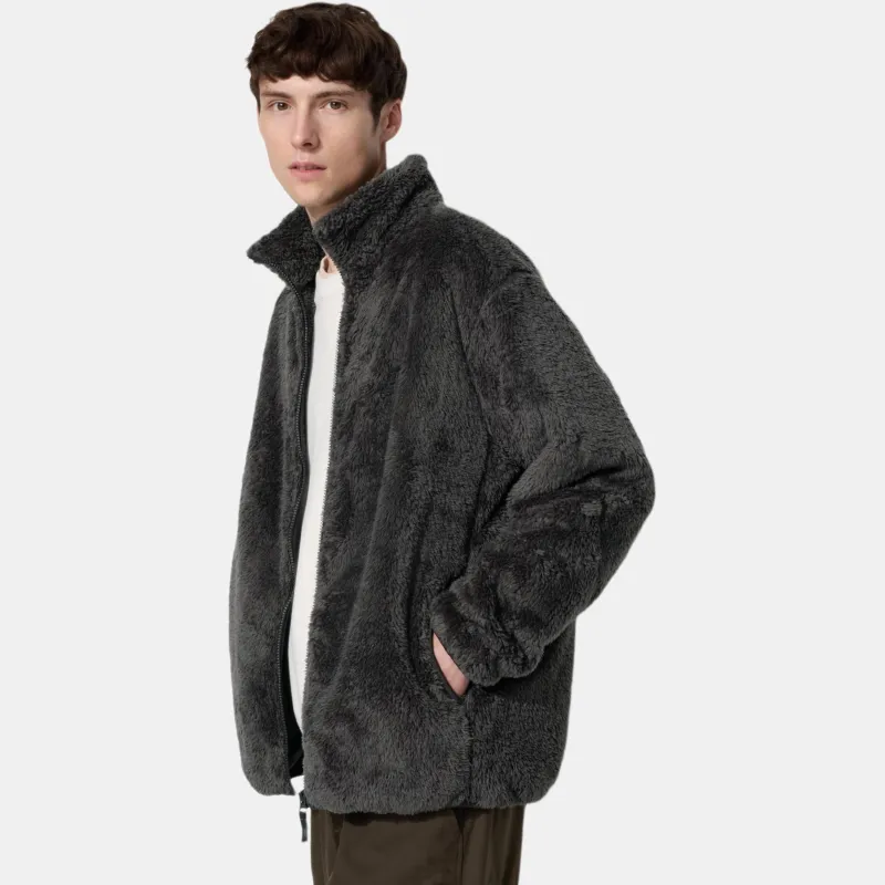 UNIQLO Velvet feel Coat Unisex Black-1