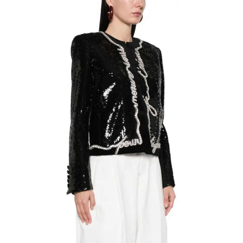 BALMAIN Love Letter print Jacket-3