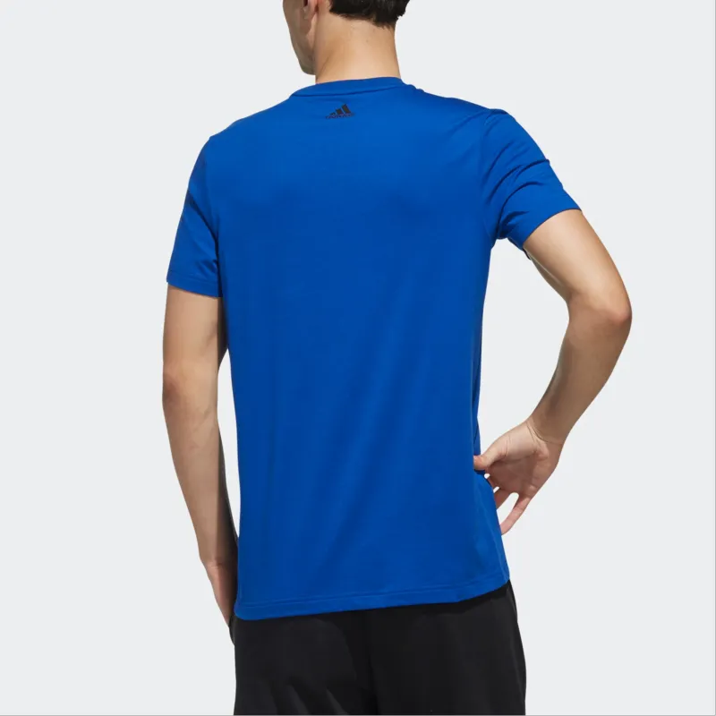 Adidas T Shirt Men's Collegiate Blue-1