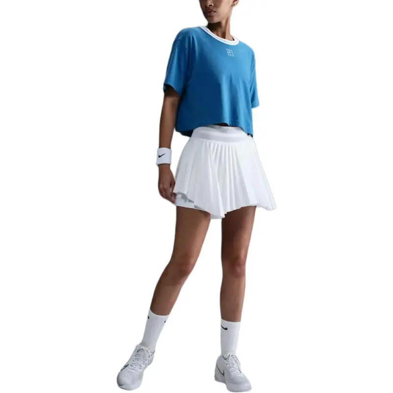Nike Heritage Women's Dri FIT Short Sleeve Cropped T Shirt-2