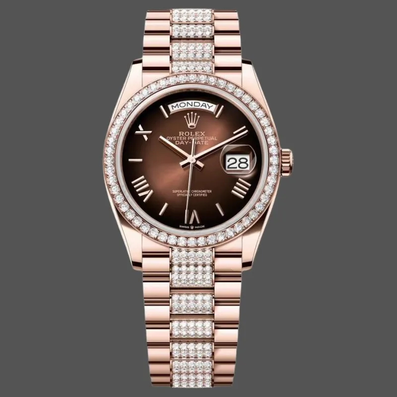 ROLEX Women's Week type Calendar Watch-3