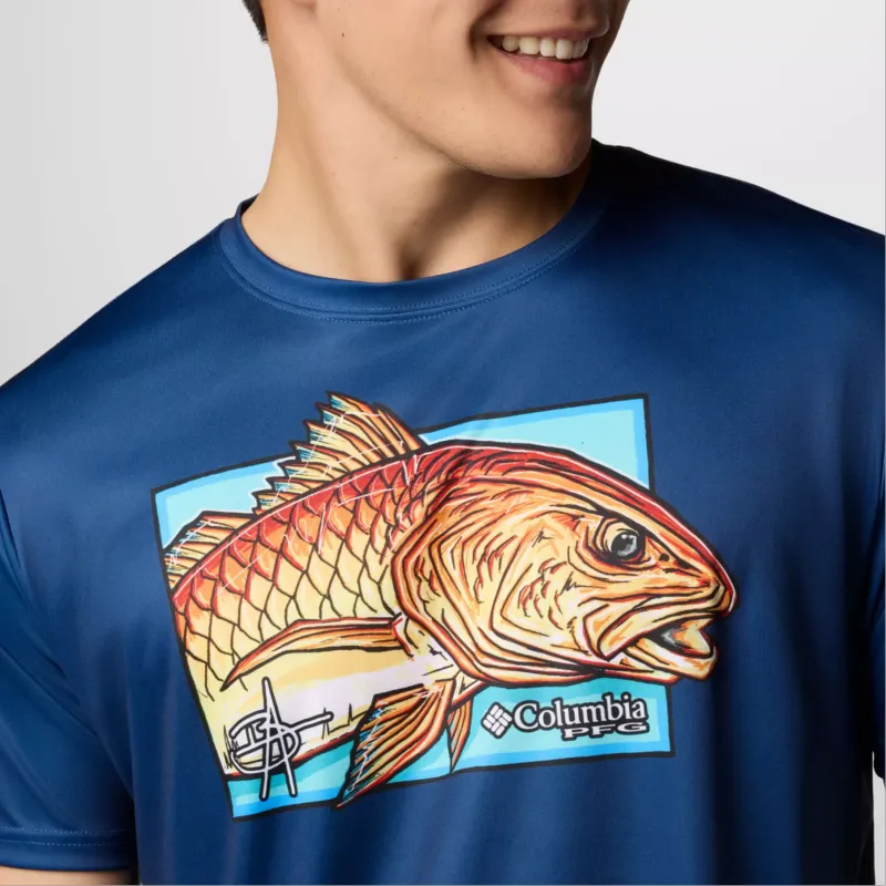 Columbia x Bentley Terminal Tackle PFG™ T-Shirt Men's Dark Blue-3