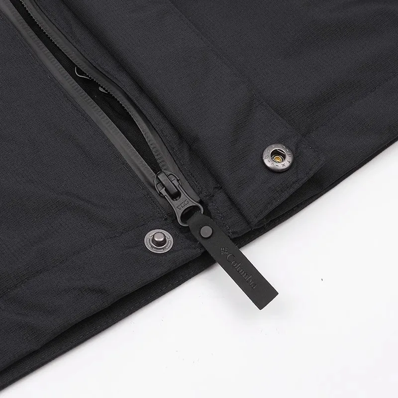 Columbia Urban Living/Travel/Commuting Water-Resistant Windproof Wear-Resistant Warm Windbreaker Jacket Men's Black-3