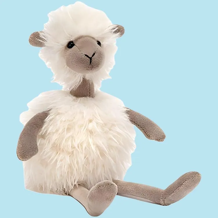 JELLYCAT Farm Animal Collection Candy Sheep Dolls Plush Doll Middle High-2