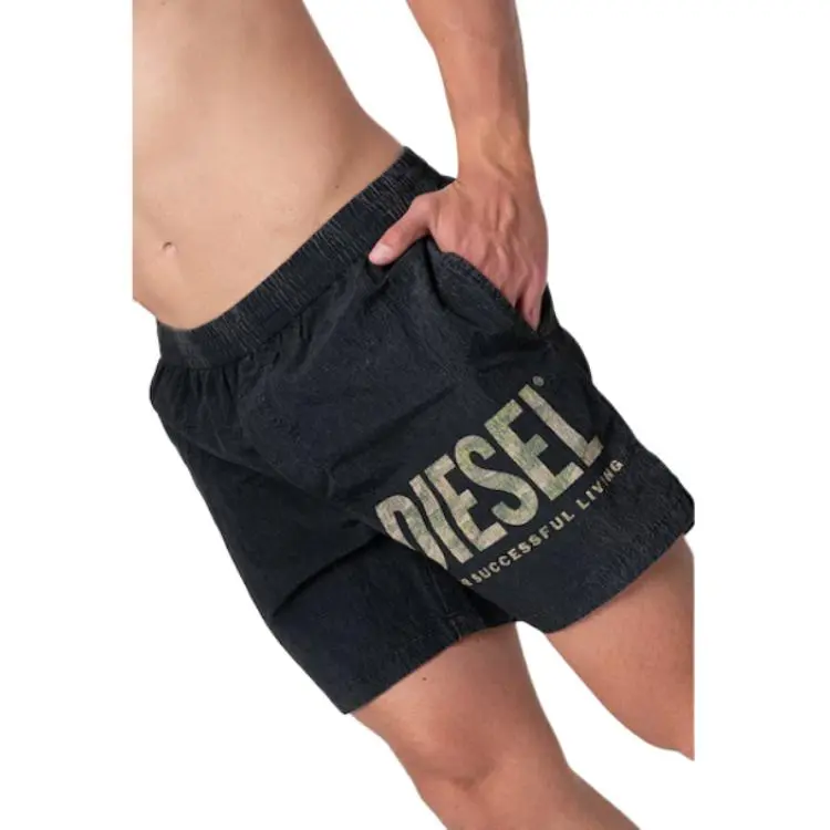 DIESEL Logo Printed Swim Shorts-4