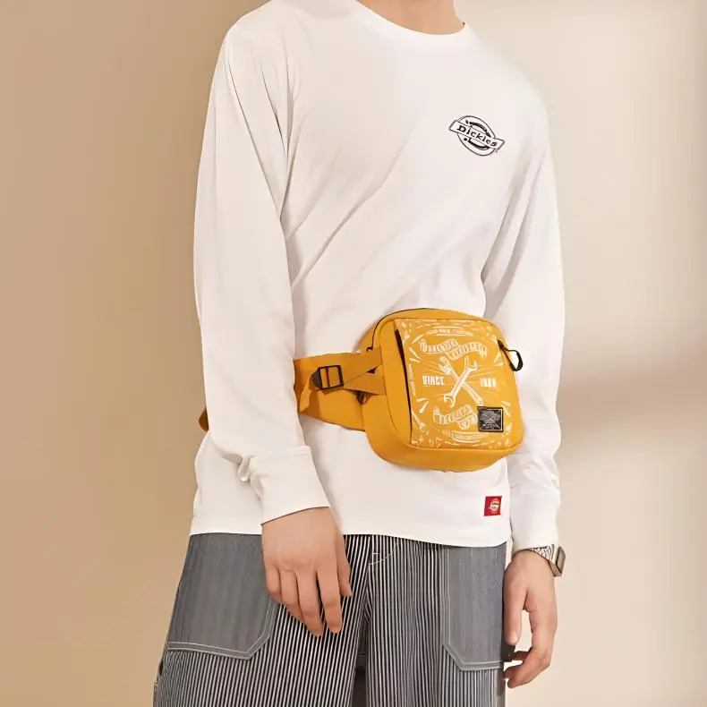 Dickies Polyester Waist Bag Chest Bag Regular Unisex Orange-4