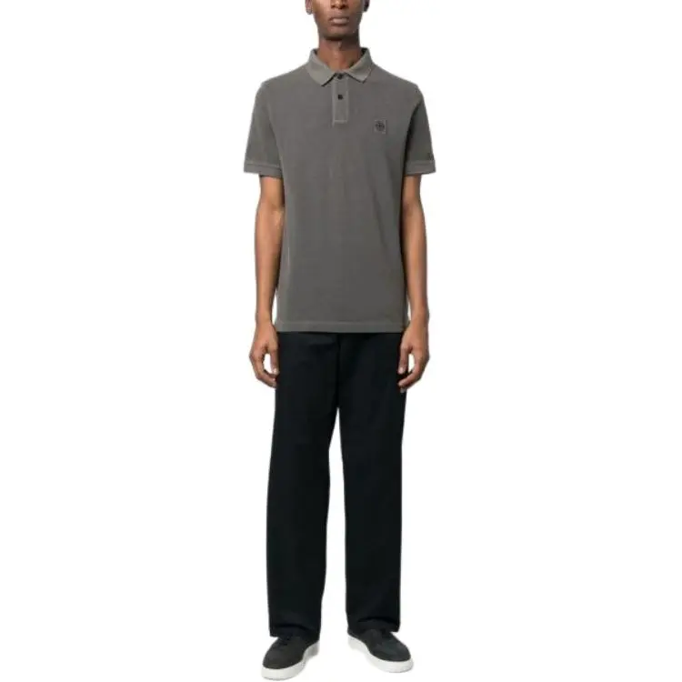 STONE ISLAND POIO Shirt Men's Steel Gray-2