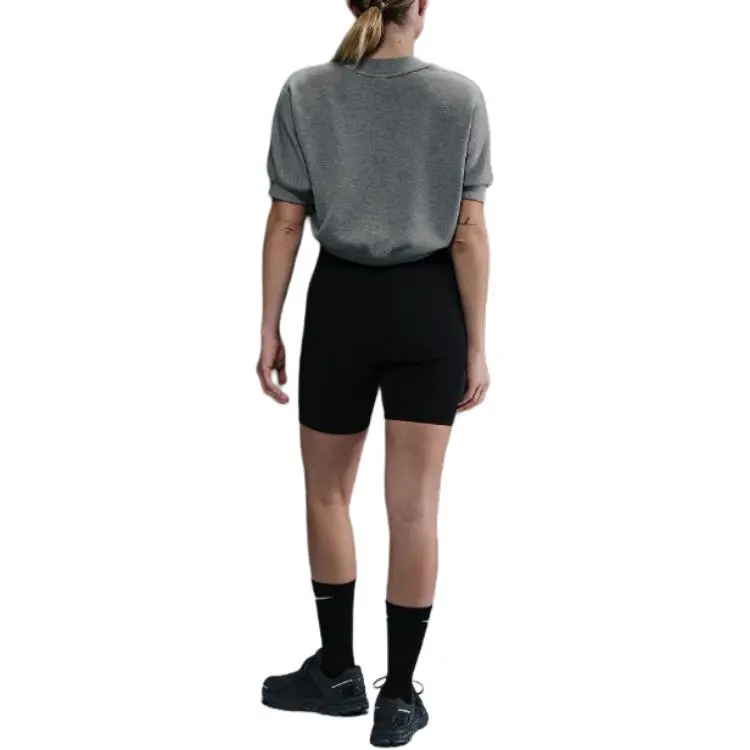 Nike Sportswear Collection Women's Crew Neck Short Sleeve Cropped French Terry Top-2