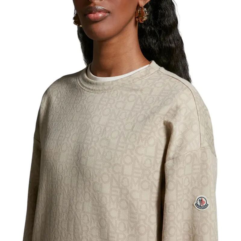 Moncler Logo Patch Crewneck Sweatshirt-4