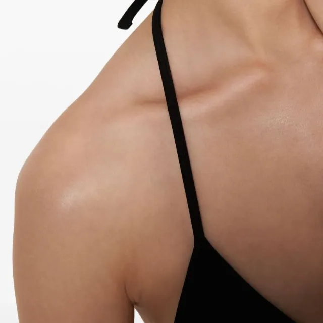 PRADA Triangle cup Halterneck Bikini Top-1