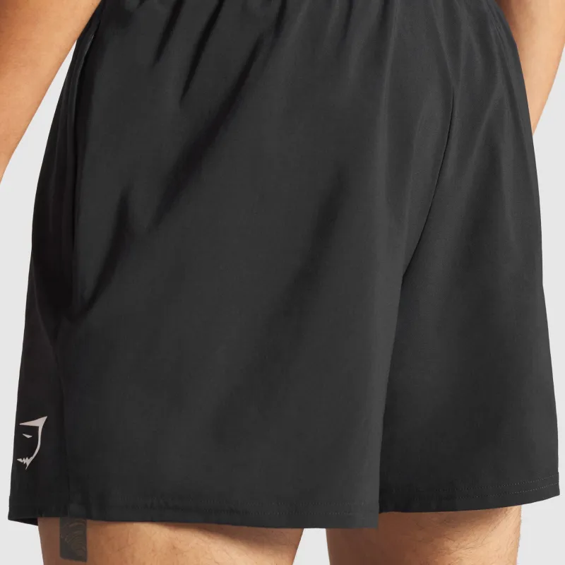 GYMSHARK ARRIVAL 5' SHORTS Casual Shorts Men's Black-2