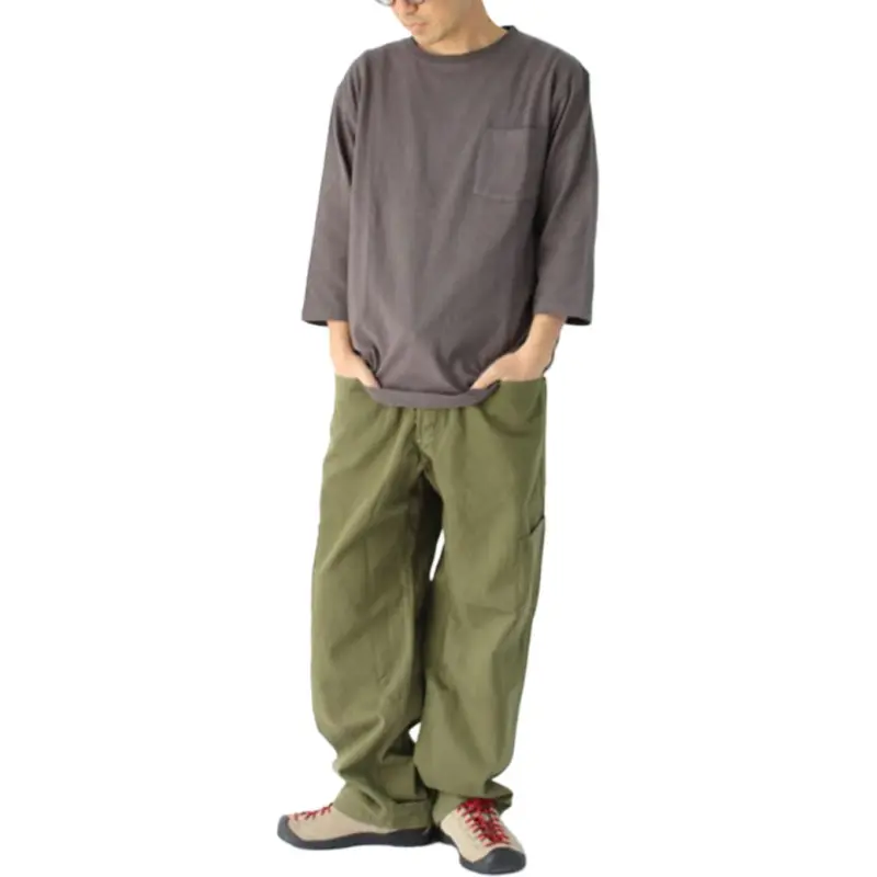 Gramicci SS24 Casual Pants Men's Olive-1