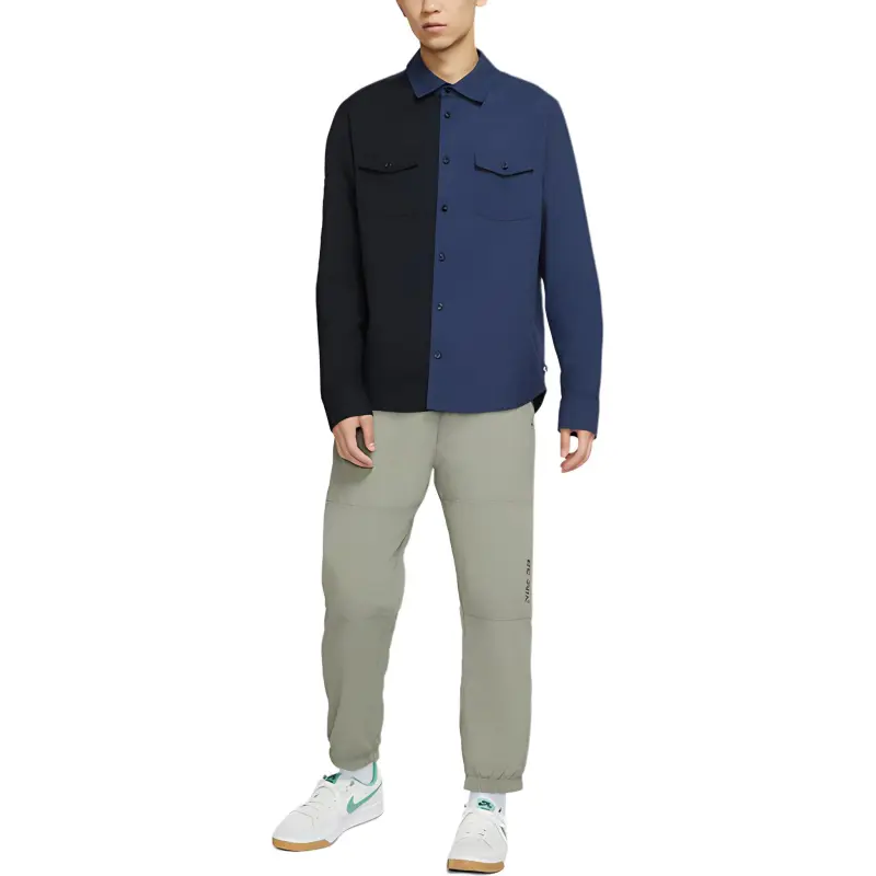 Nike Shirts Men Navy Blue-3