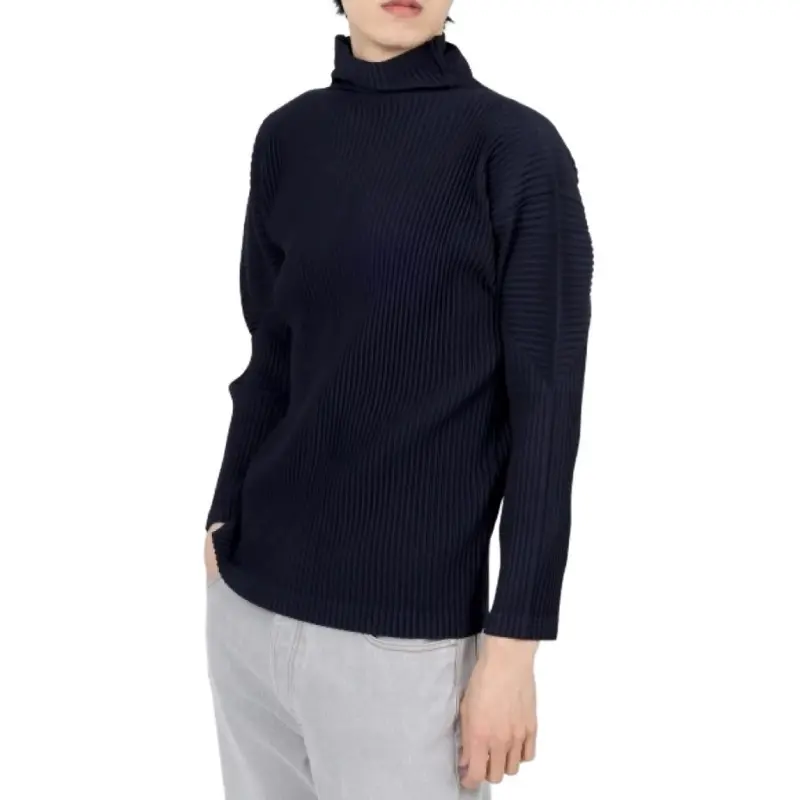 Homme Plissé Issey Miyake T Shirt Men's Marine Blue-2