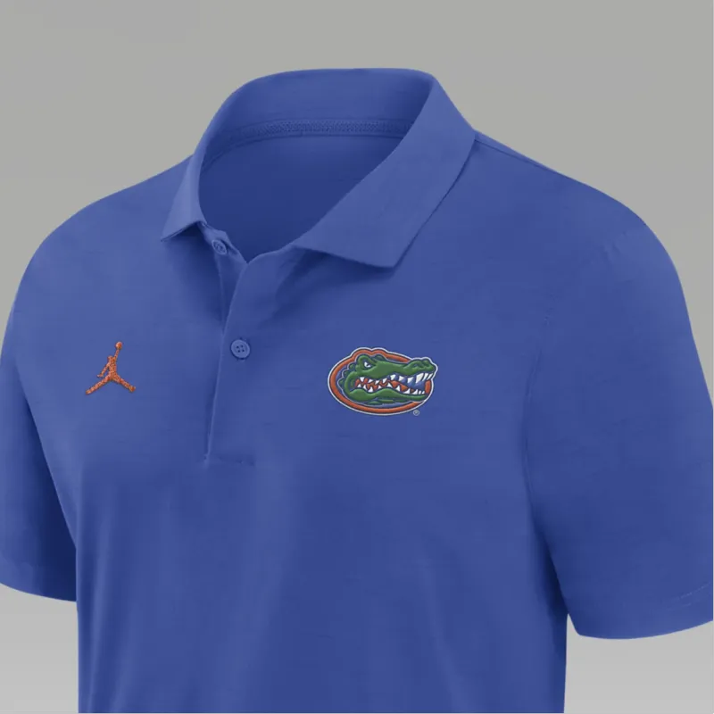 Jordan Florida Gators Sideline Men's Jordan Dri FIT College Polo-2