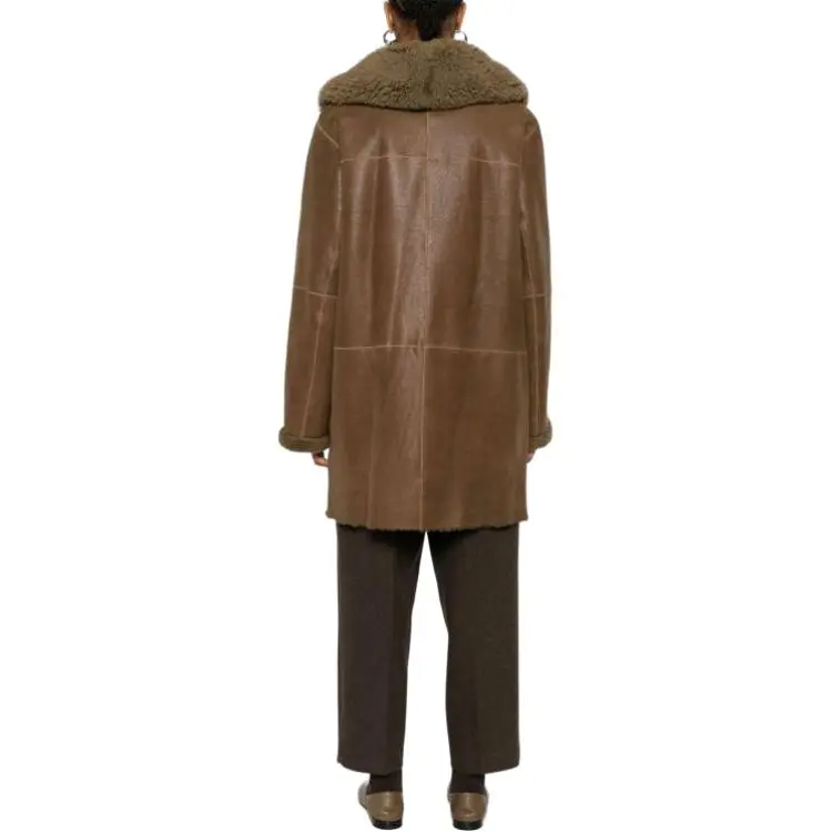 Lemaire Asymmetric Leather Jacket-4