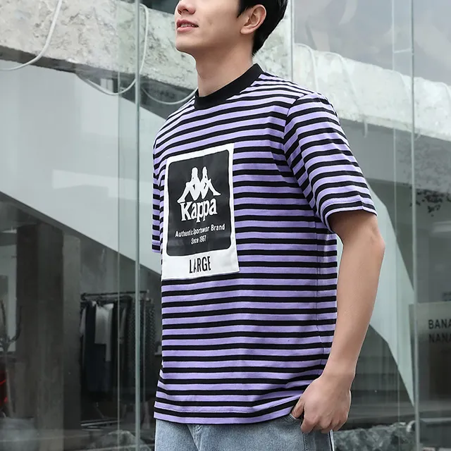 Kappa T Shirt Unisex Vibrant Purple-3