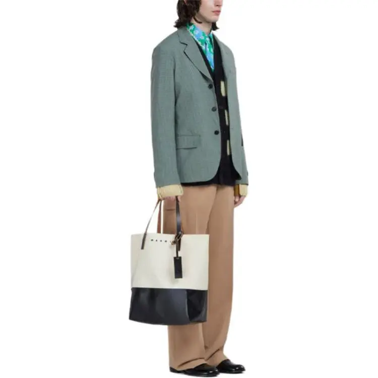 MARNI Grid check Single breasted Blazer-2
