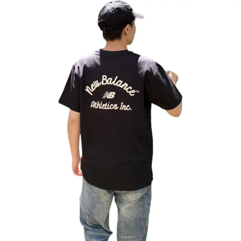 New Balance SS24 T Shirt Men's Black-4