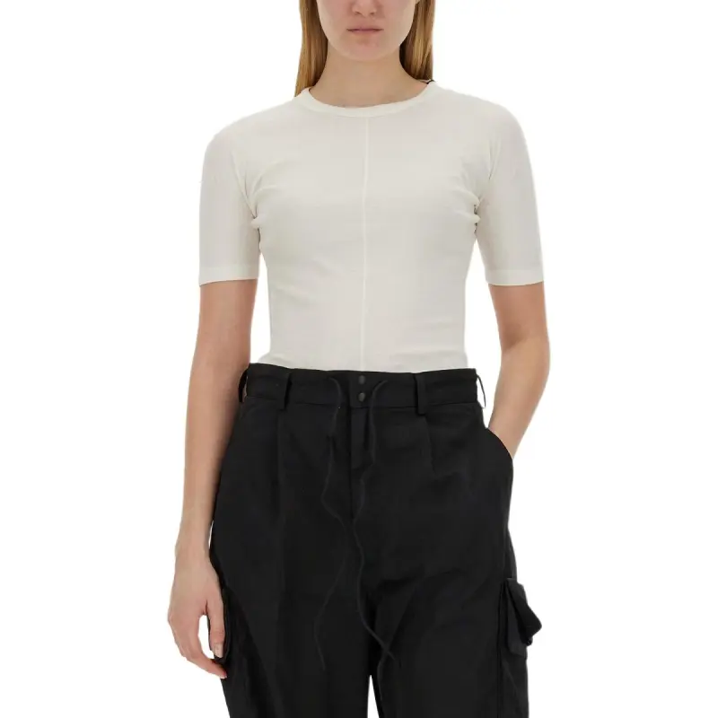 Y 3 T Shirts Women's White-1