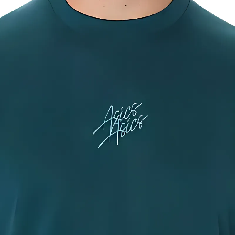 Asics Shirts Men Dark Green-2