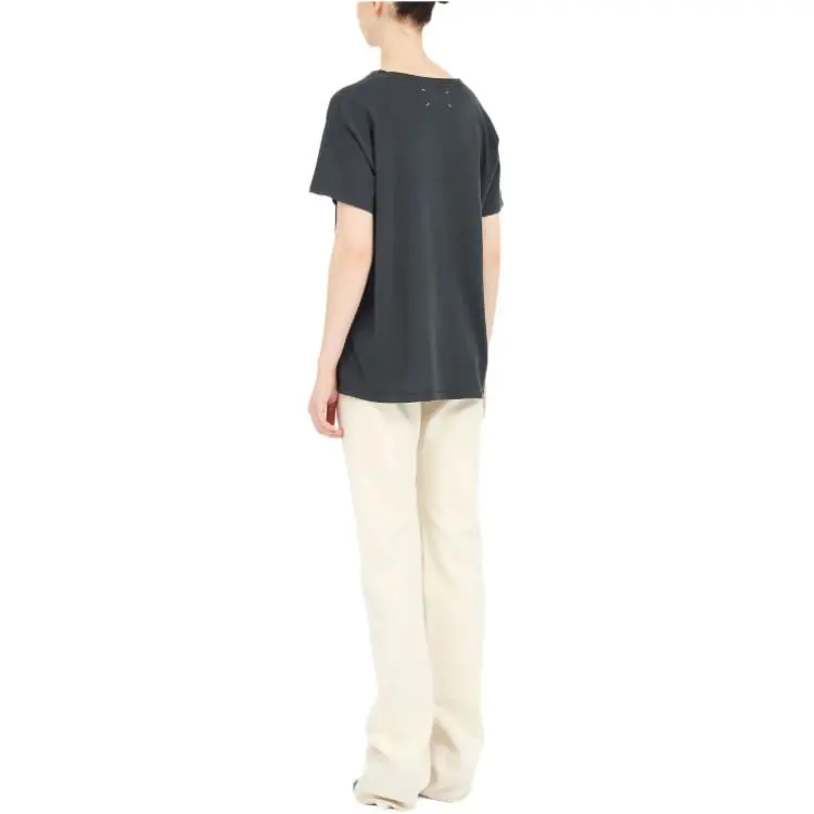 Maison Margiela Logo print Cotton T shirt-4