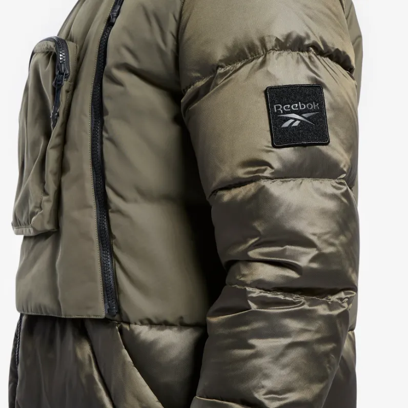 Reebok Down Jackets Men Army Green-4