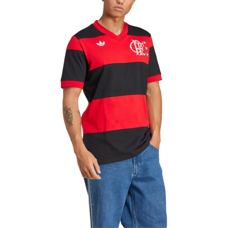 Adidas Free Shipping With AdiClub Cr Flamengo '81 Home Jersey-4